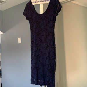 Navy blue dress